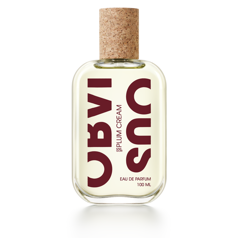 Plum Cream — Obvious — flacon 100 ml sur fond blanc