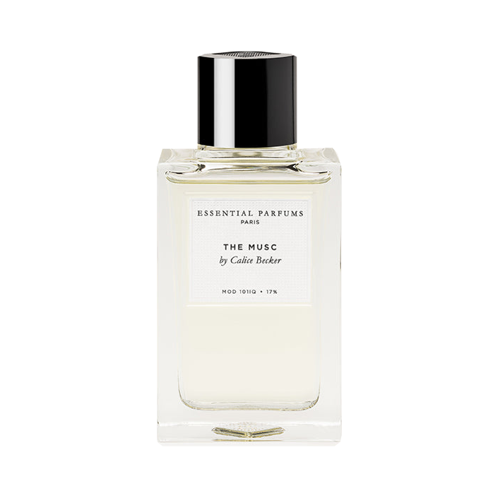 The Musc — Essential Parfums — flacon 100 ml sur fond blanc