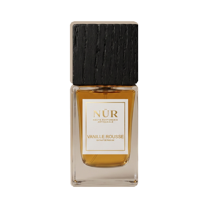 Vanille Rousse — Nùr — flacon 30ml sur fond blanc