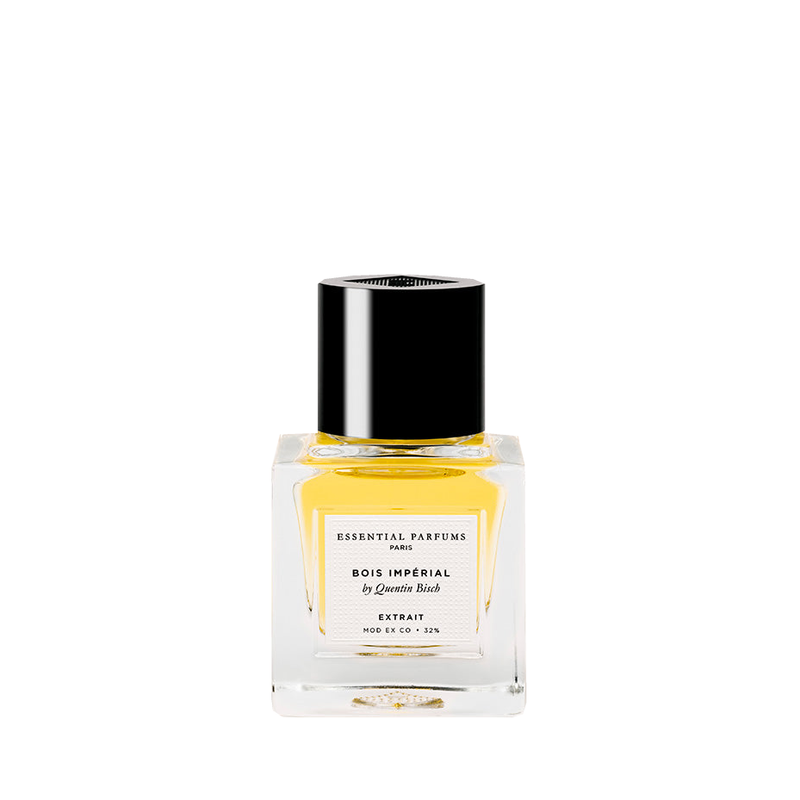 Bois Impérial Extrait — Essential Parfums — flacon 30 ml sur fond blanc
